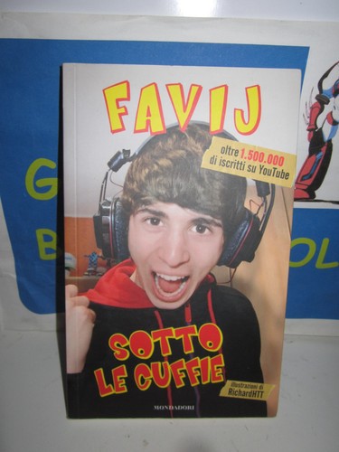 Libro favij sotto le - le, cuffie
