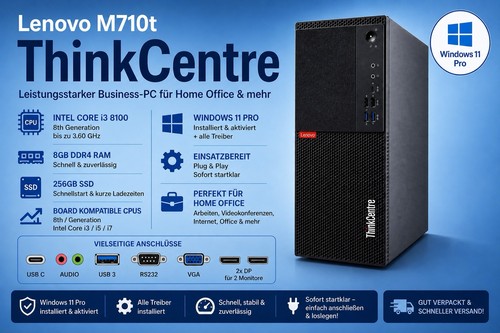 Lenovo m720t 8100 256 - lenovo,