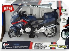 Merchandising Reel Toys: Moto Carabinieri: Free Wheels - With Sounds And Lights 