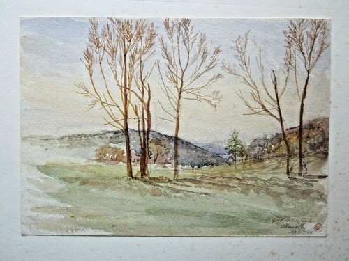 1882 bewdley dipinto originale - dipinto,