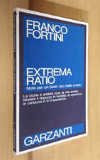 FRANCO FORTINI-EXTREMA RATIO-GARZANTI ED.-1990