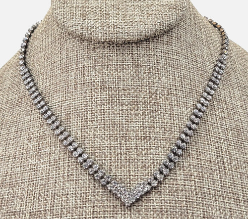Collana tennis doppia - collana,