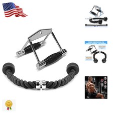 Tricep Press Down Cavi Macchina Set di Attacchi per Allenamenti Completi Superiore Corpo