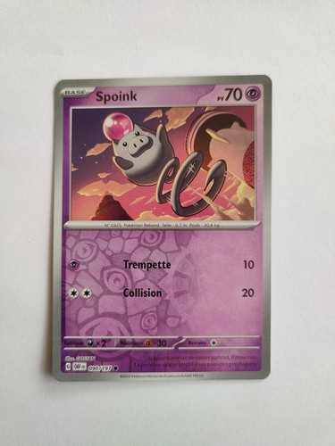 Carte pokémon spoink - -,