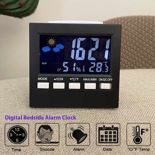 Bedside digital clock - digital,