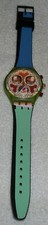 Vintage 1995 SWATCH Chrono RUSSIAN TREASURY SCG107 batteria nuova funziona benissimo