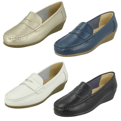 Scarpe loafer pelle con - in,