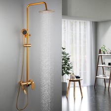 8" Gold Shower Faucet System