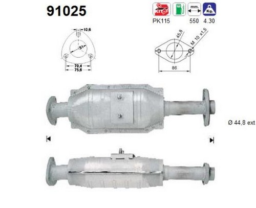 Cv catalizzatore per - 59, 80