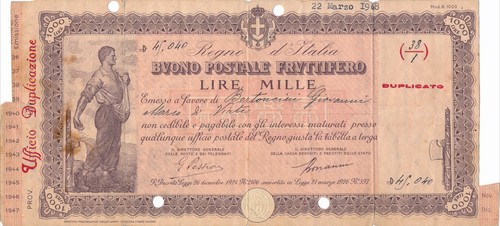 Italia regno 1940 - regno, 19/11/1940