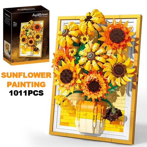 Set completo quadro - set, girasoli