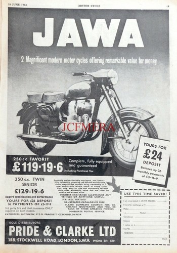 Motokov jawa favorit - jawa, 250cc