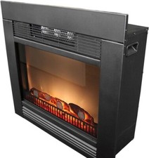 Bakaji Camino Elettrico CHICAGO  Caminetto 1800W  Cornice Legno NON INCLUSA