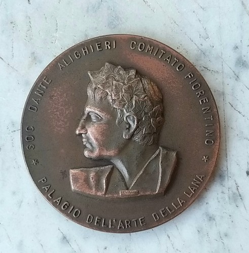 Medaglia dante alighieri arte - medaglia,