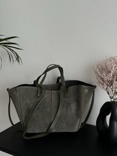borsa In pelle  Scamosciata