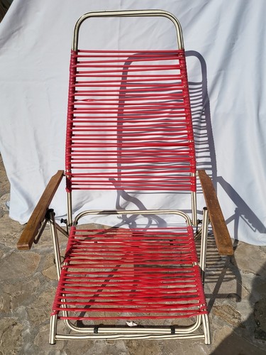 Poltrona sdraio vintage - , in