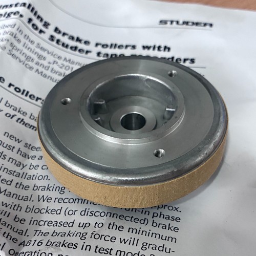 Revox studer brake drum - revox,