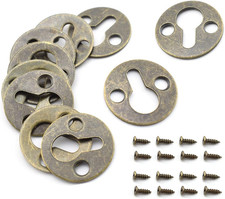 Round Metal Keyhole Hanging