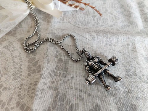 Collana uomo acciaio - , ciondolo