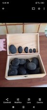 Pietre naturali Hot Stone massage.Basalt stone Etna. Pietra da massaggio 8 cm.