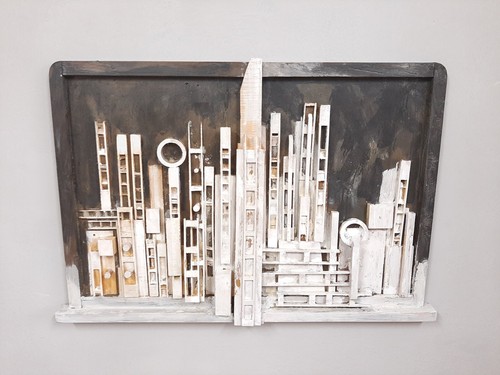Quadro installazione scultura - quadro,