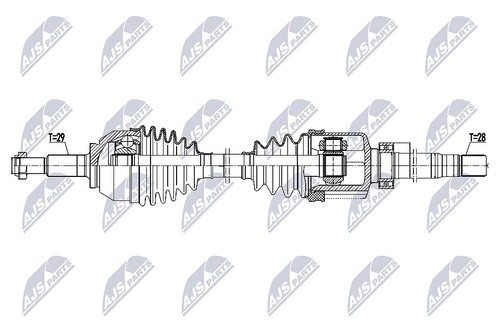 Albero motore nty destro - nty,