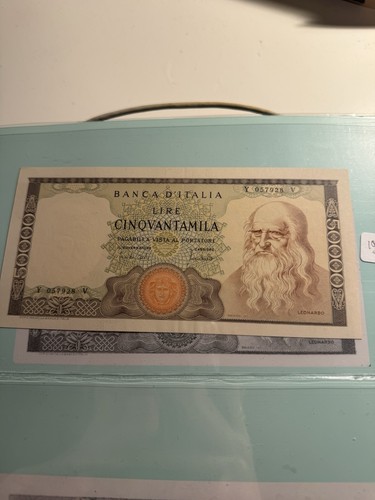 50000 lire leonardo - 50000, 19