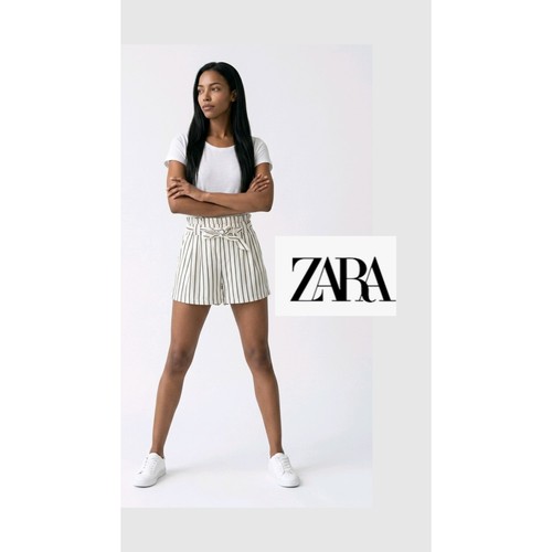 Pantaloncini con cintura - , zara