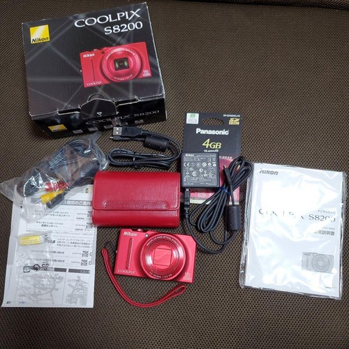 Nikon coolpix s8200 rosso - coolpix,
