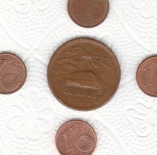 MESSICO    RARA  MONETA   20   CENTESIMI      1944