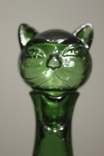 Decanter Bottiglia Vetro Gatto