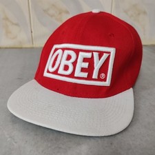 Cappello Obey Rosso Bianco