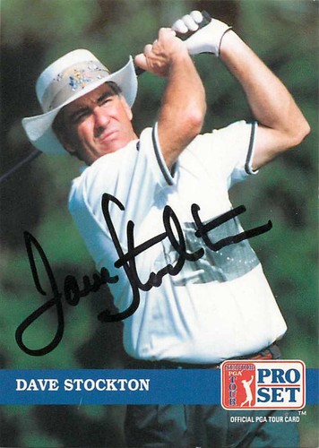 Autografo dave stockton - autografo,