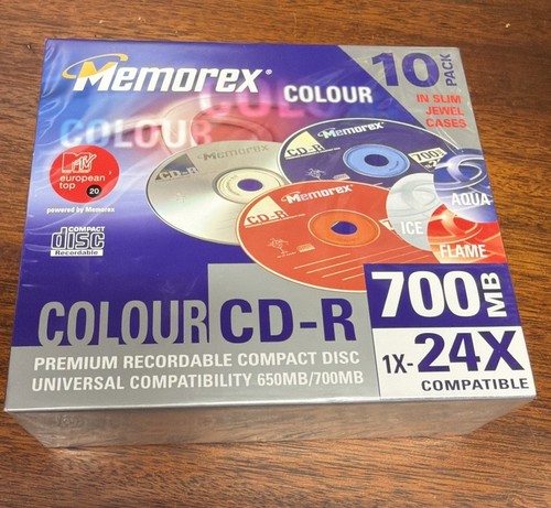 Memorex colour confezione - cd-r,