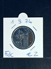MONETA   REPUBBLICA ITALIANA  100 LIRE 1974 FIOR DI CONIO  TIPO GRANDE