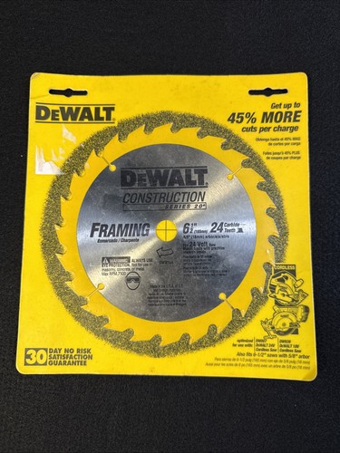 Dewalt carburo 24t lame - 6-1/2",