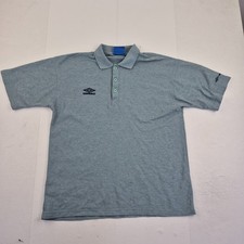 Polo UMBRO vintage XL blu uomo