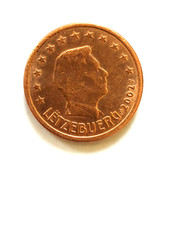 2 Cent Münze Luxemburg  2002