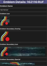Emblema Destiny 2 "162116:RUF"