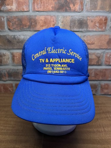 Cappello snapback blu vintage
