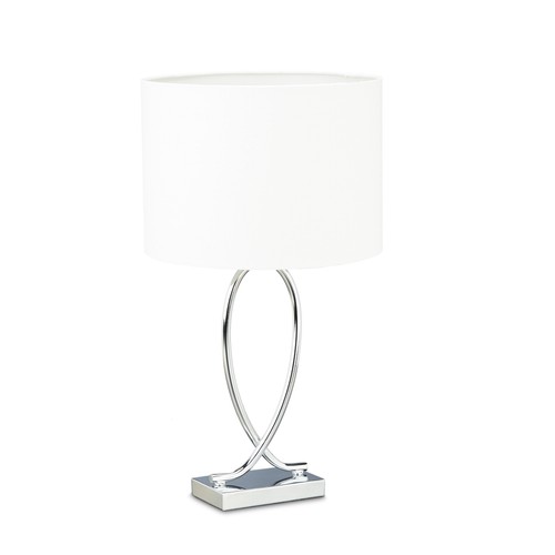 Lampada comodino argento - da,