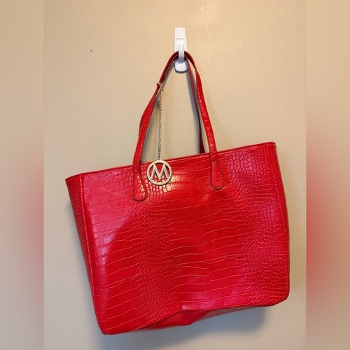 Mia red textured - red,