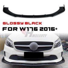 SPOILER PER MERCEDES BENZ A W176 2016+ LAMA SOTTO PARAURTI ANTERIORE SPLITTER