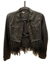 Giacca nera liu ecopelle - giacca,