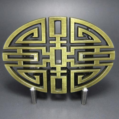 Fibbia art déco ottone - art, déco,