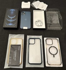 Apple iPhone 12 Pro Max 256GB colore Pacific Blue+3 cover, usato in ottimo stato