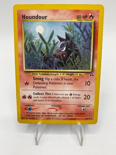 Carta pokemon houndour - carta,