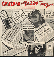 Franco Trincale Canzoni in Piazza LP 33 Autoprodotto NM/EX 1970 ▓