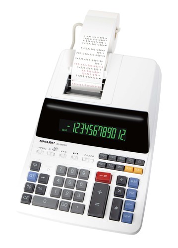 Sharp 2607lg calcolatrice - sharp, el-2607lg