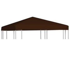 Copertura Superiore per Gazebo 310g/m² 3x4m Bordeaux Tetto Tendone vidaXL